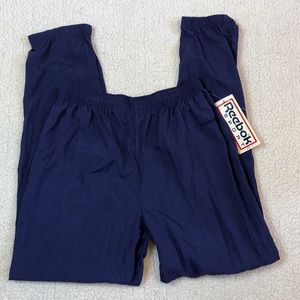 NWT Reebok Nylon Jogging Pants w Elastic Cuffs Medium